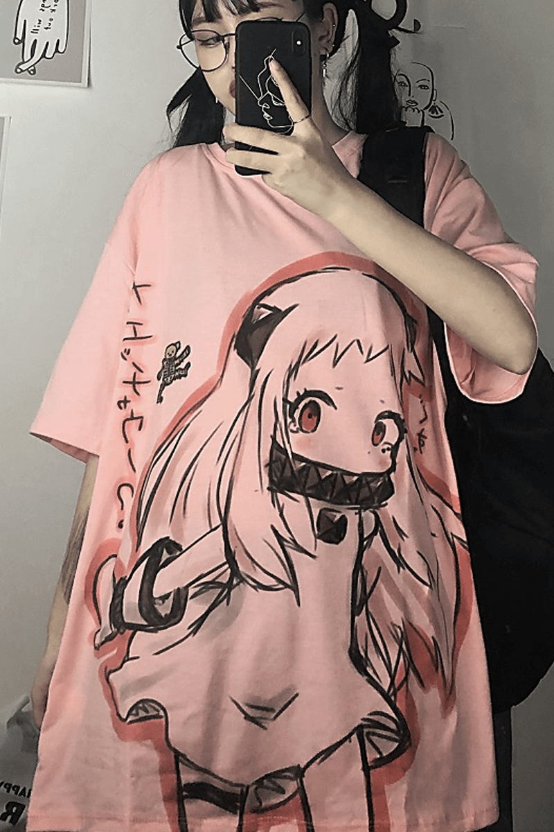 Loose Harajuku girls T-shirt